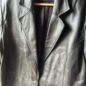 Women's Black Leather Jacket